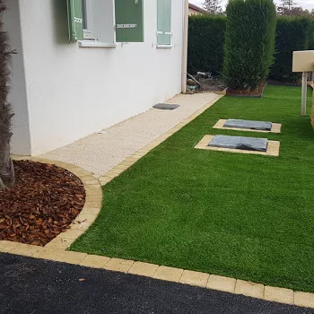 Réalisation d’une chaînette pavée